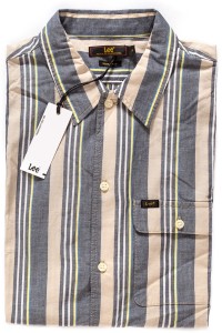 KOSZULA MĘSKA LEE SS BUTTON DOWN VARIATION SKY CAPTAIN L66LUGHY