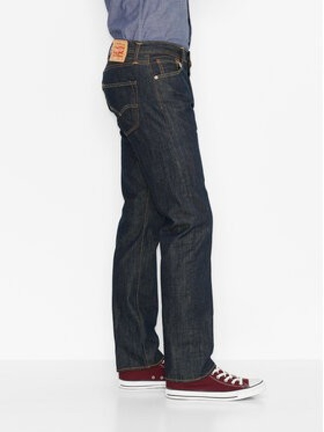 Levi's® Jeansy 501® 00501-0162 Granatowy Original Fit