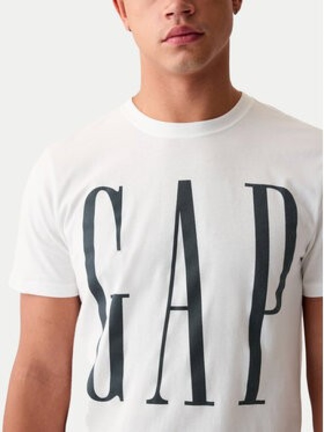 Gap T-Shirt 866774-01 Biały Regular Fit