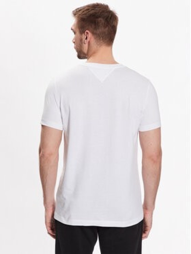 Tommy Hilfiger T-Shirt Curve Logo MW0MW30034 Biały Slim Fit