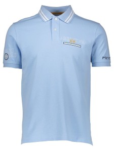 La Martina Koszulka polo w kolorze błękitnym rozmiar: XL