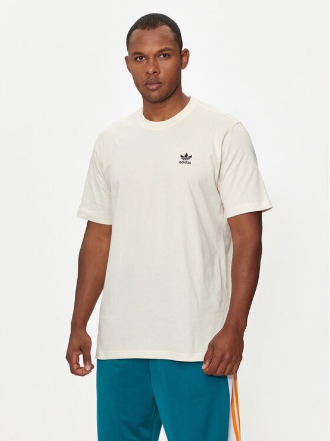 adidas T-Shirt Trefoil Essentials IZ2102 Écru Regular Fit