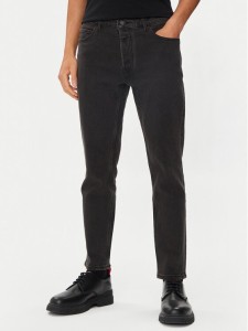 Hugo Jeansy 634 50511325 Czarny Tapered Fit