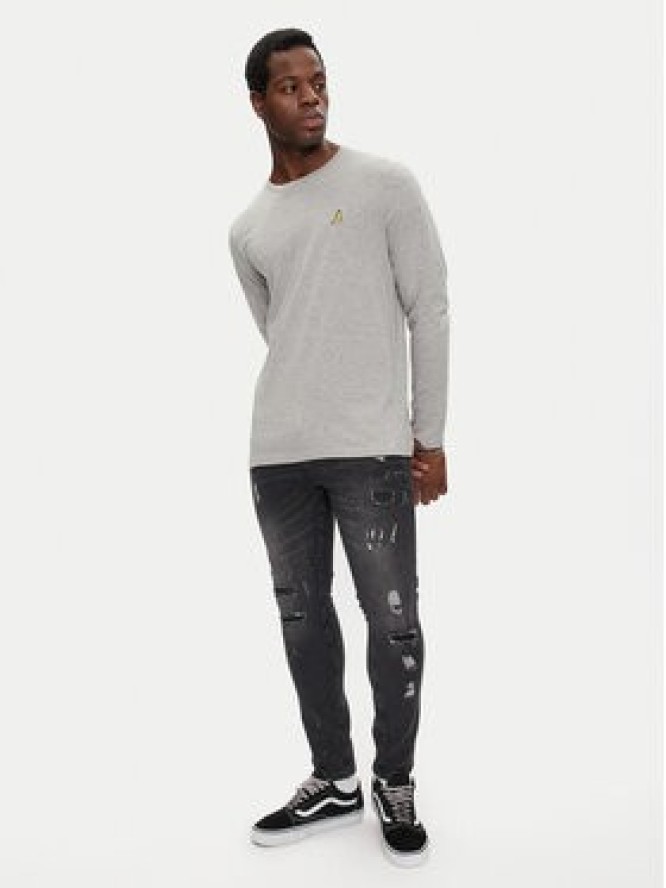 Brave Soul Longsleeve MLT-69FRANZC Szary Regular Fit