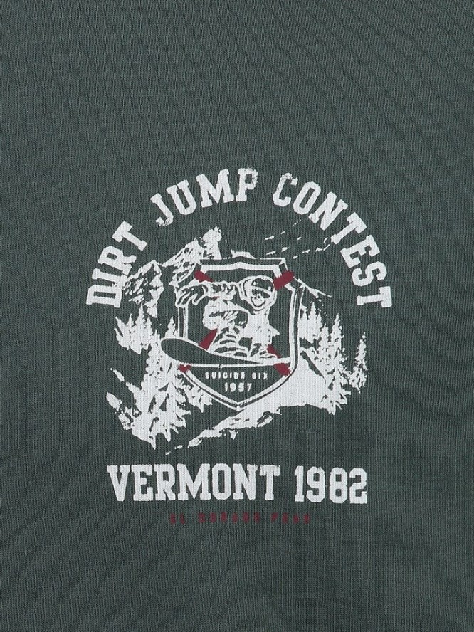 KEY LARGO Bluza "Dirt Jump" w kolorze ciemnozielonym rozmiar: XXL