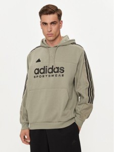 adidas Bluza House of Tiro IV8125 Zielony Relaxed Fit