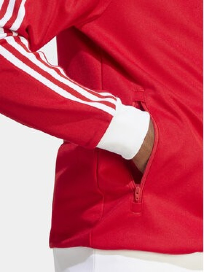 adidas Bluza adicolor Classics Beckenbauer IM4511 Czerwony Slim Fit