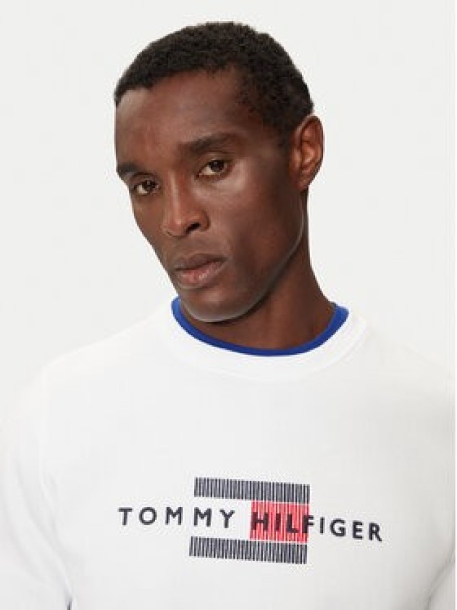 Tommy Hilfiger Bluza MW0MW35541 Biały Regular Fit