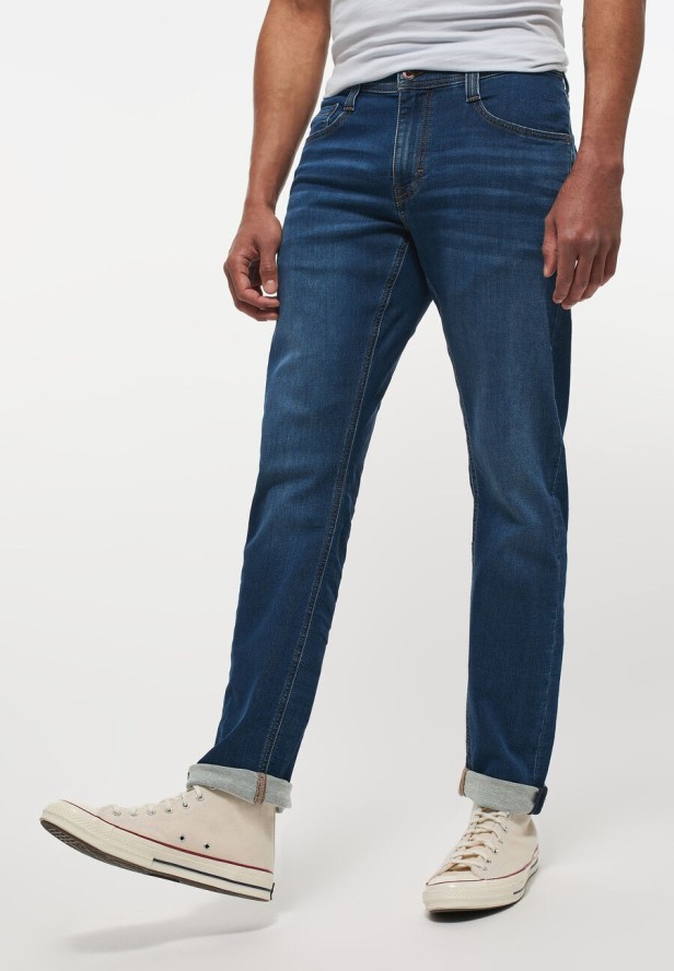 MUSTANG OREGON TAPERED MĘSKIE SPODNIE JEANSOWE JEANSY DENIM BLUE 1013435 5000 883