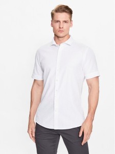 Lindbergh Koszula 30-203431 Biały Slim Fit