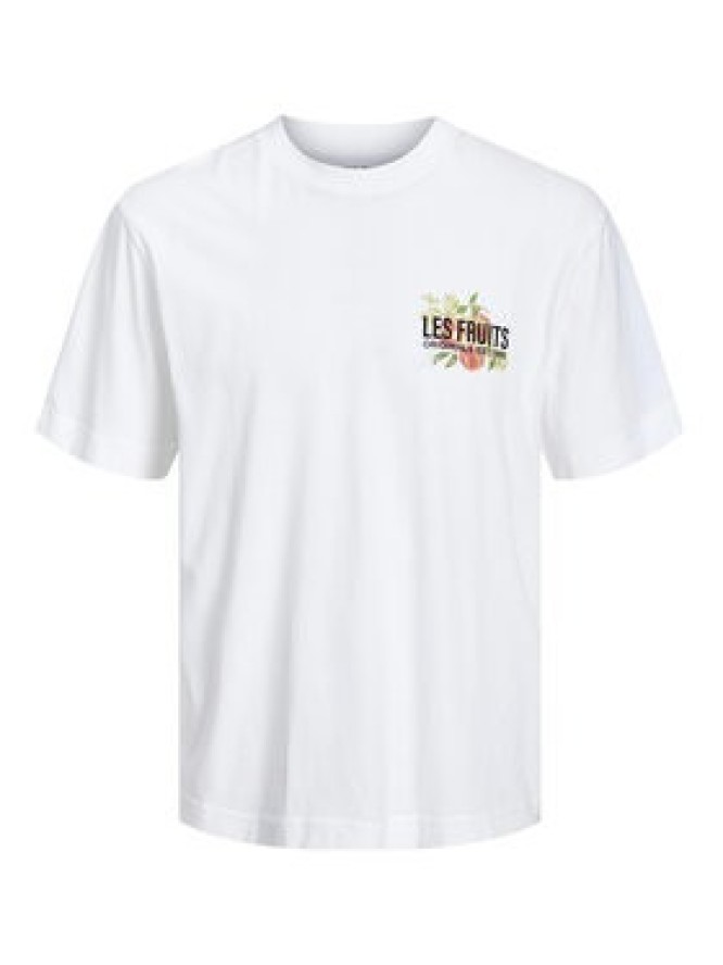 Jack&Jones T-Shirt Flores 12228776 Biały Loose Fit