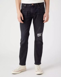 WRANGLER LARSTON MĘSKIE SPODNIE JEANSOWE JEANSY AUTHENTIC BLACK W18S8912V