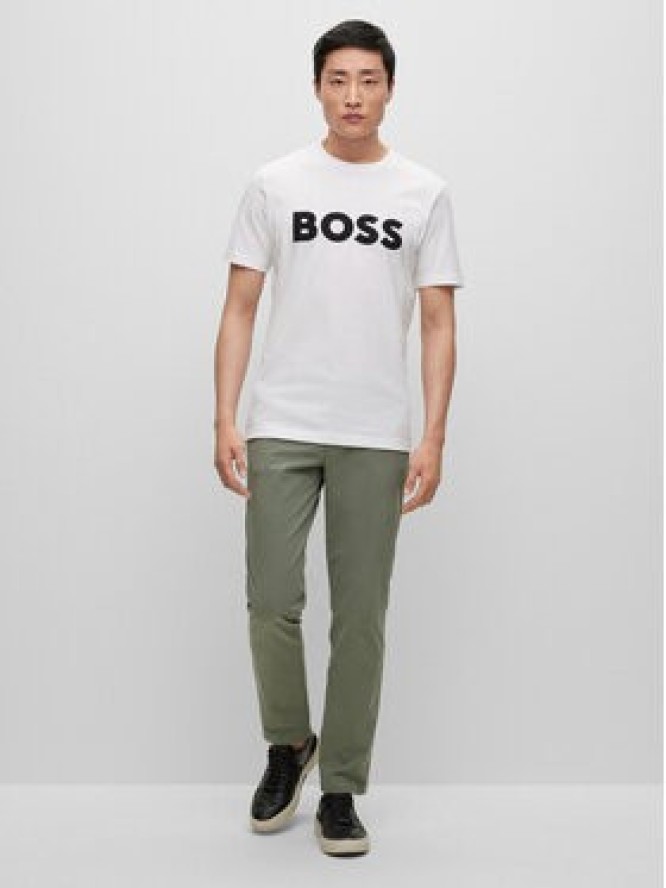 Boss T-Shirt Tiburt 345 50486200 Biały Regular Fit