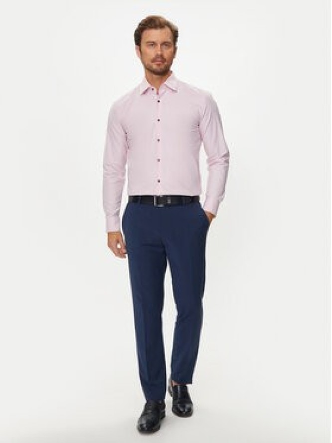 Boss Koszula 50519867 Różowy Slim Fit