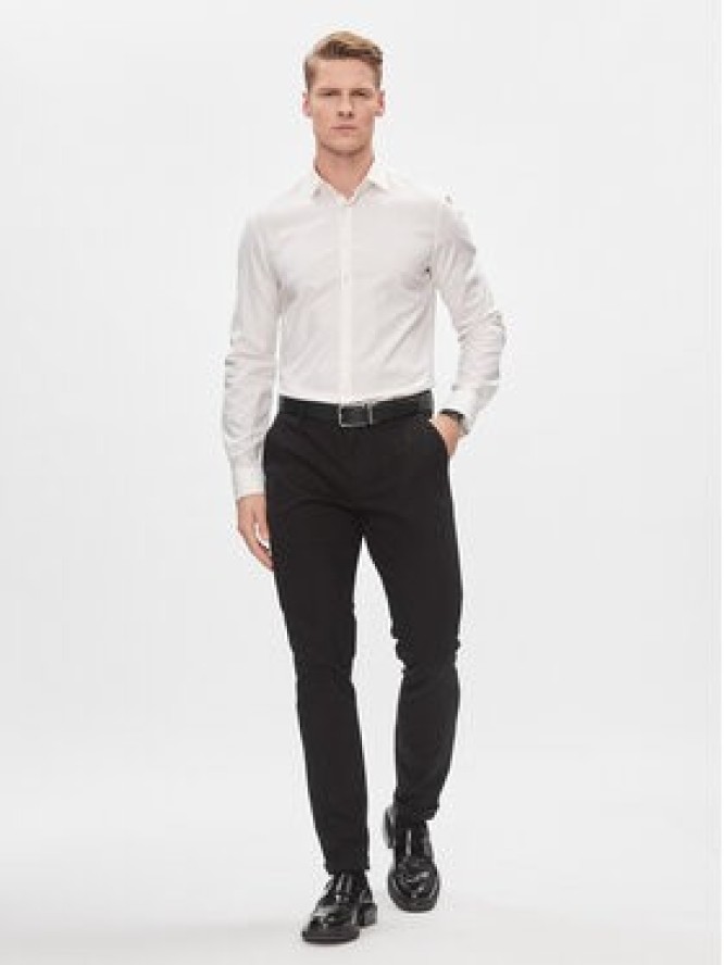 Calvin Klein Koszula K10K112301 Biały Slim Fit