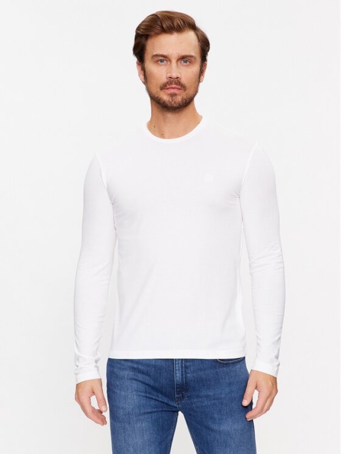 Trussardi Longsleeve 52T00763 Biały Regular Fit