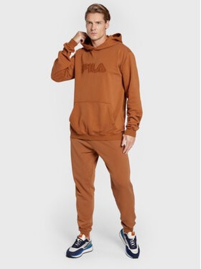 Fila Bluza Bischkek FAM0277 Brązowy Regular Fit