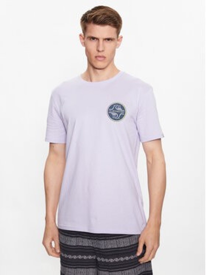 Quiksilver T-Shirt Core Bubble EQYZT07232 Fioletowy Regular Fit