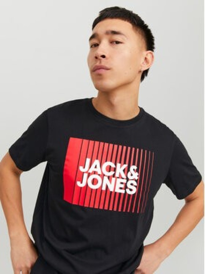 Jack&Jones T-Shirt Corp 12233999 Czarny Standard Fit