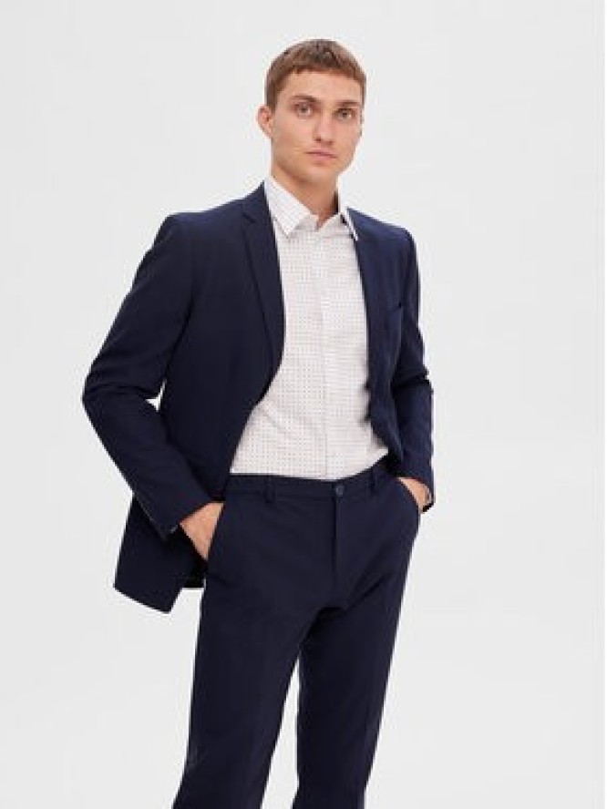 Selected Homme Koszula 16087706 Biały Slim Fit