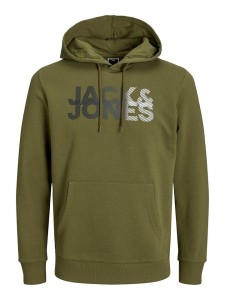Jack & Jones Bluza "Shady" w kolorze oliwkowym rozmiar: XL