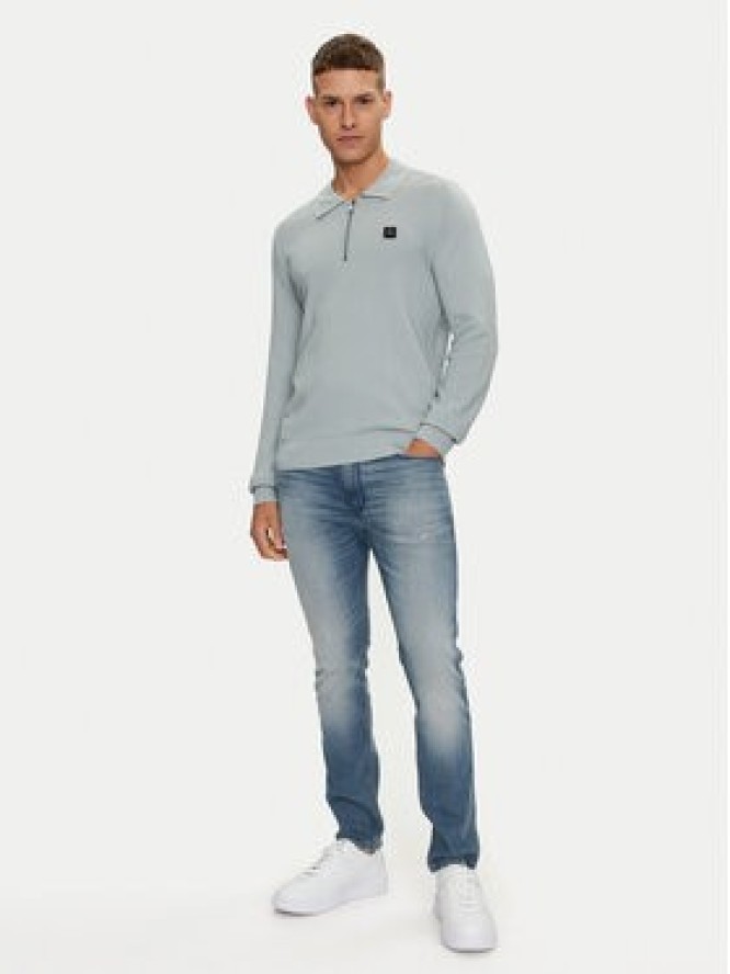 Hugo Sweter Sastoon 50516640 Zielony Slim Fit