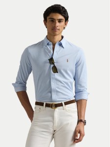 Polo Ralph Lauren Koszula 710932545013 Błękitny Slim Fit