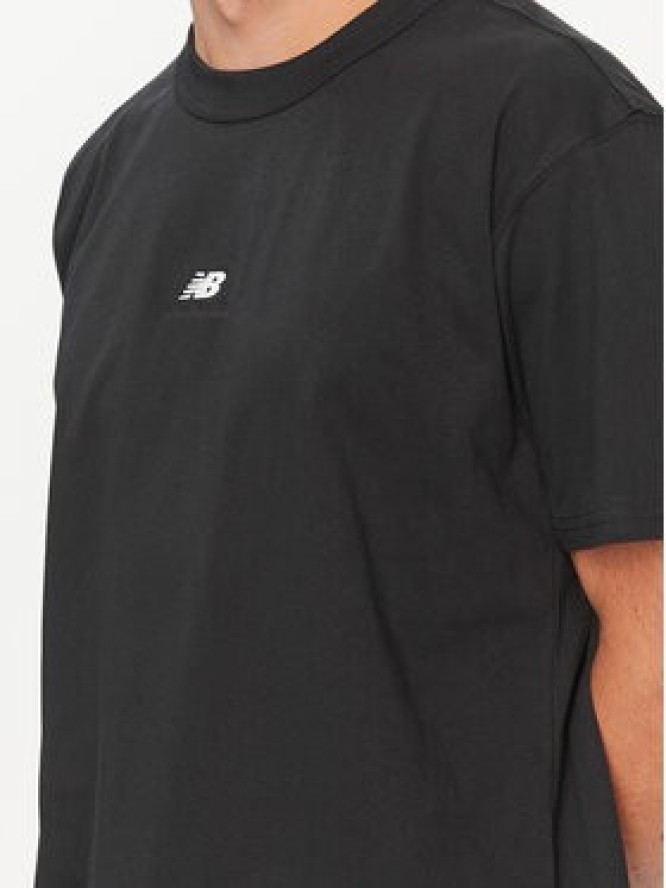 New Balance T-Shirt Athletics Remastered Graphic Cotton Jersey Short Sleeve T-shirt MT31504 Czarny Regular Fit