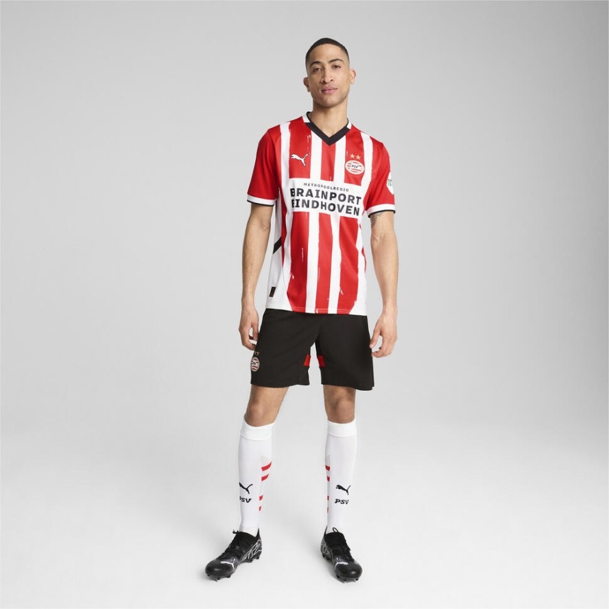 Męskie szorty PSV Eindhoven PUMA Black For All Time Red