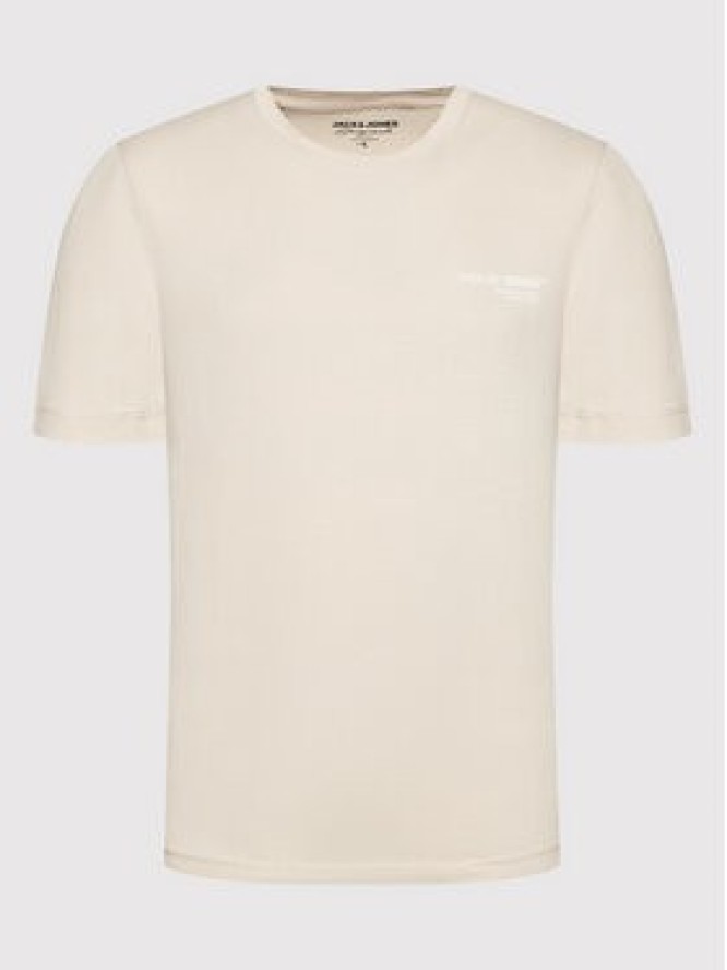 Jack&Jones T-Shirt Comfort Photo 12205952 Beżowy Relaxed Fit