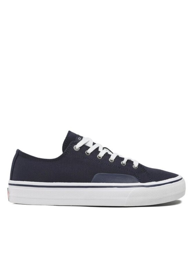 Tommy Jeans Tenisówki Skate Canvas Ess EM0EM01175 Granatowy