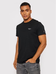 Pepe Jeans T-Shirt Original Basic 3 N PM508212 Czarny Slim Fit