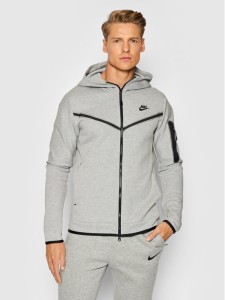 Nike Bluza Sportswear Tech CU4489 Szary Standard Fit