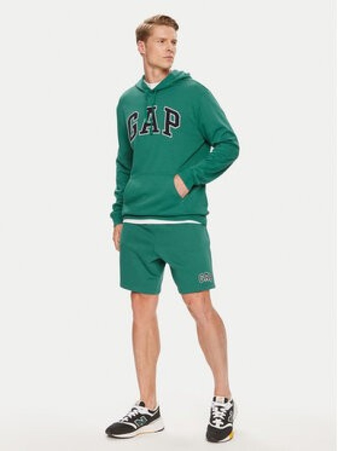 Gap Szorty sportowe 866764-01 Zielony Regular Fit