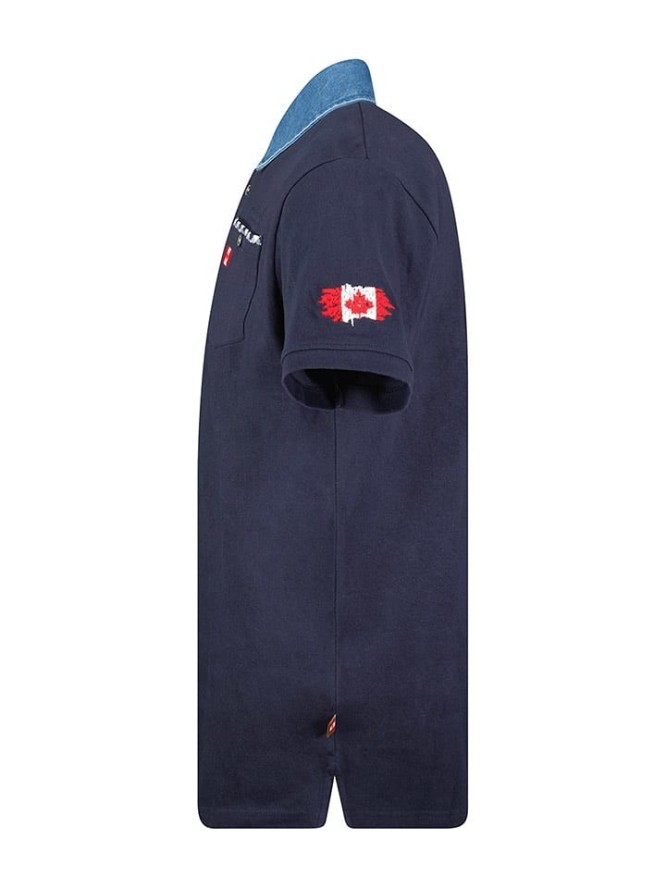 Canadian Peak Koszulka polo "Kerwineak" w kolorze granatowym rozmiar: S