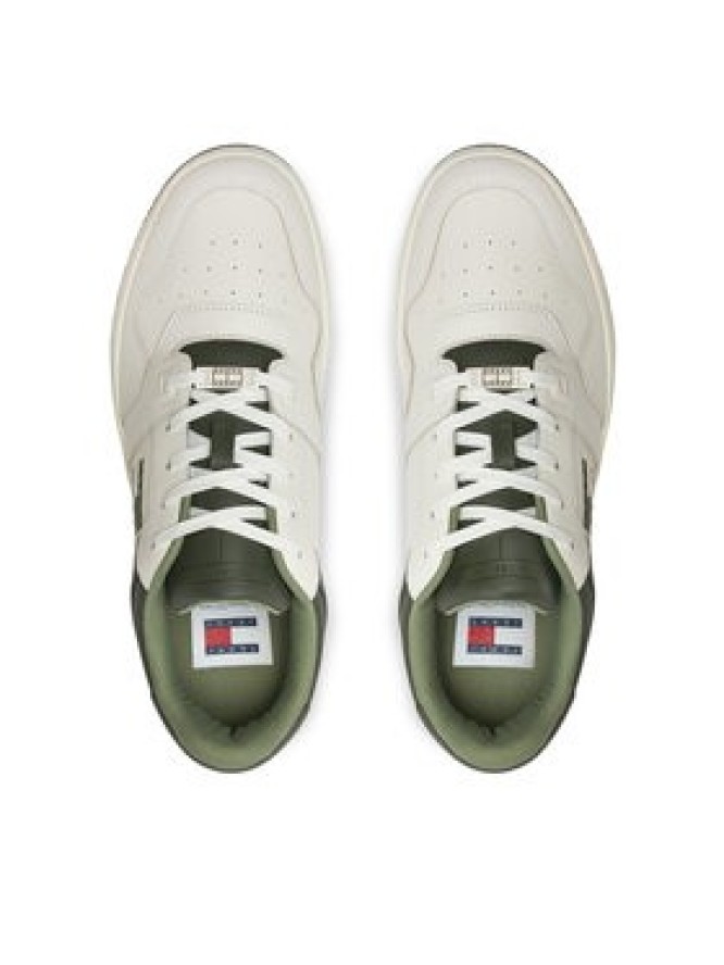 Tommy Jeans Sneakersy Tjm Basket Leather EM0EM01434 Zielony