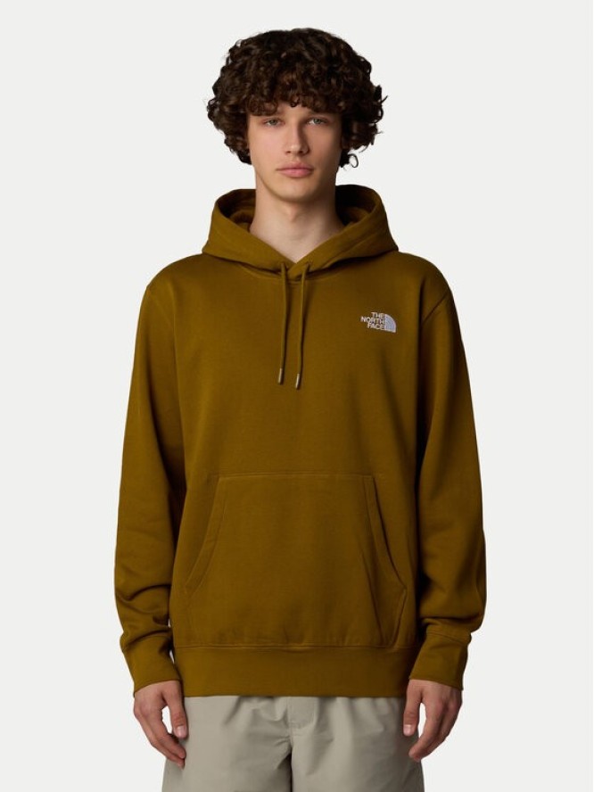 The North Face Bluza Essential NF0A89ES Zielony Relaxed Fit