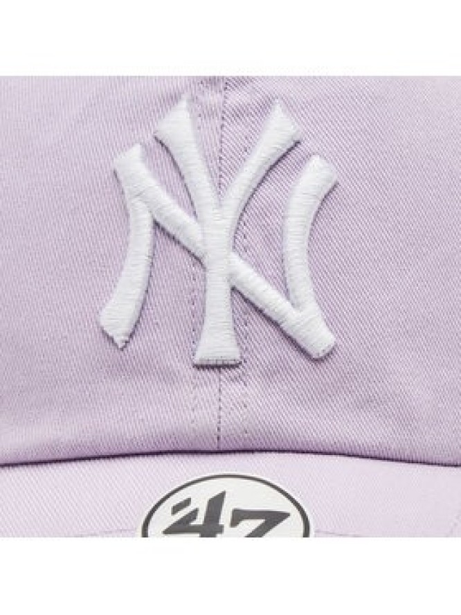 47 Brand Czapka z daszkiem Mlb New York Yankees '47 Clean Up W/ No Loop Label B-NLRGW17GWS-YX Fioletowy