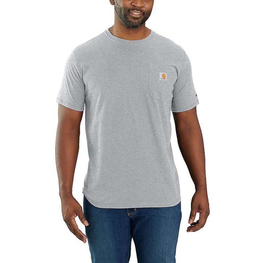 Koszulka sportowa męska T-shirt Carhartt Force Flex Midweight Pocket