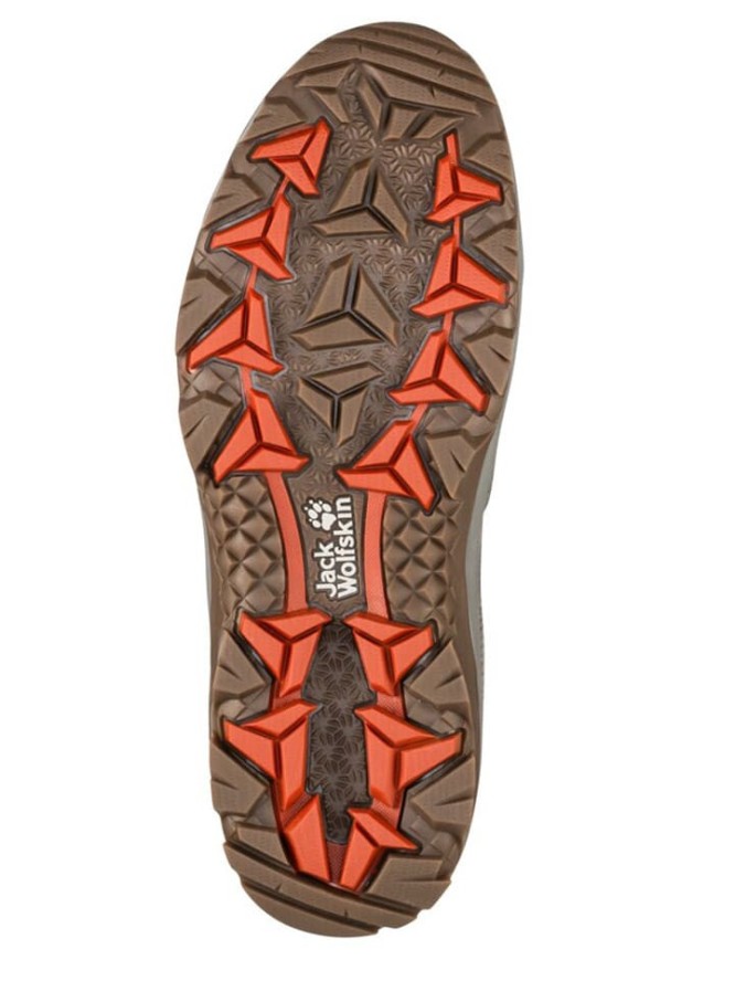 Jack Wolfskin Skórzane buty turystyczne "Vojo 3" w kolorze szarym rozmiar: 43