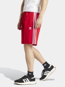 adidas Szorty sportowe adicolor Firebird IM9421 Czerwony Regular Fit