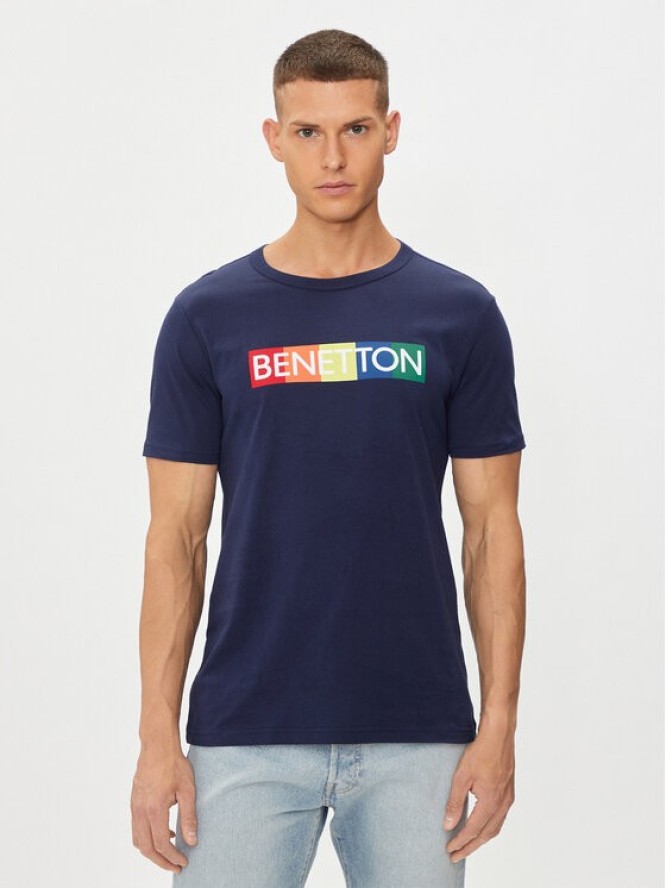 United Colors Of Benetton T-Shirt 3I1XU100A Szary Regular Fit