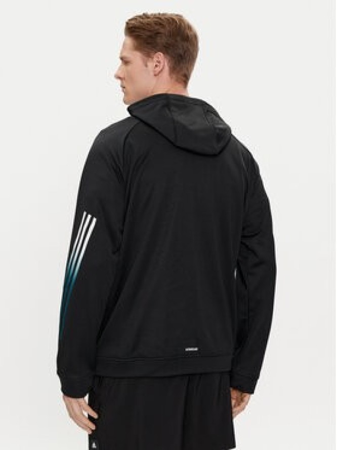 adidas Bluza Train Icons 3-Stripes Training IJ8116 Czarny Regular Fit