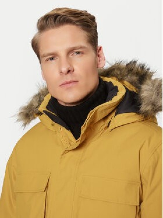 Jack Wolfskin Parka Glacier Canyon 1107674 Żółty Regular Fit