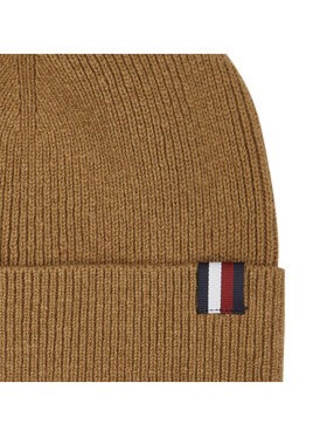 Tommy Hilfiger Czapka Uptown Wool Beanie AM0AM11483 Beżowy