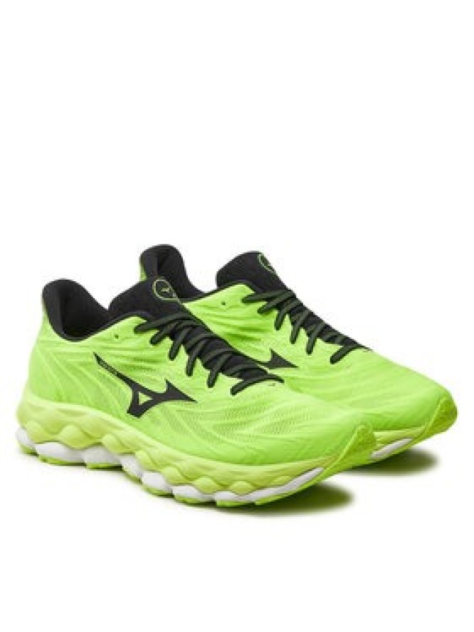 Mizuno Buty do biegania Wave Sky 8 J1GC2402 Zielony