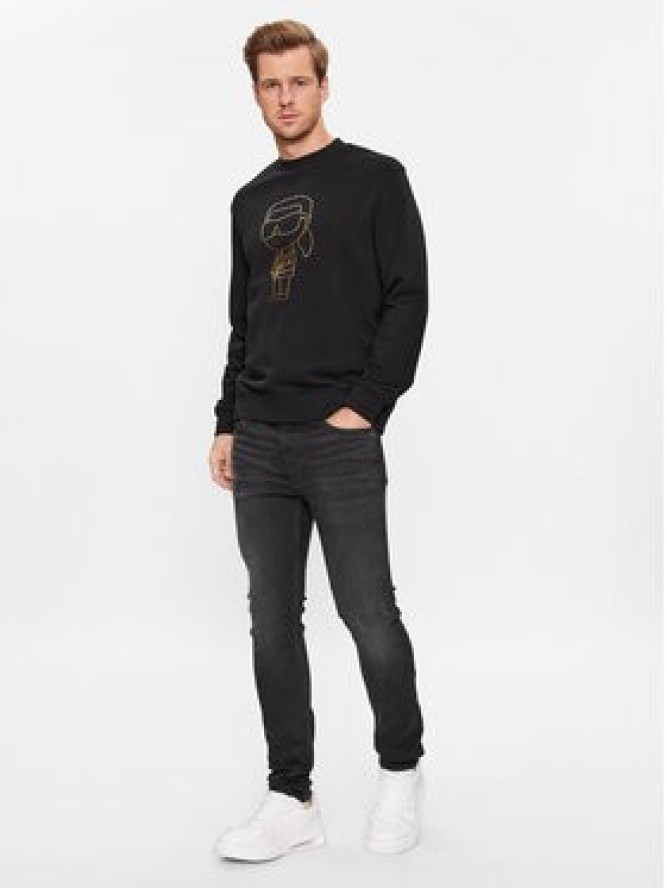 KARL LAGERFELD Jeansy 265801 534835 Czarny Slim Fit