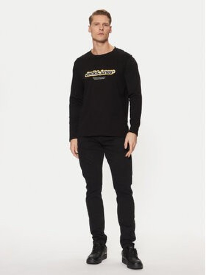 Jack&Jones Longsleeve Vesterbro 12266419 Czarny Relaxed Fit