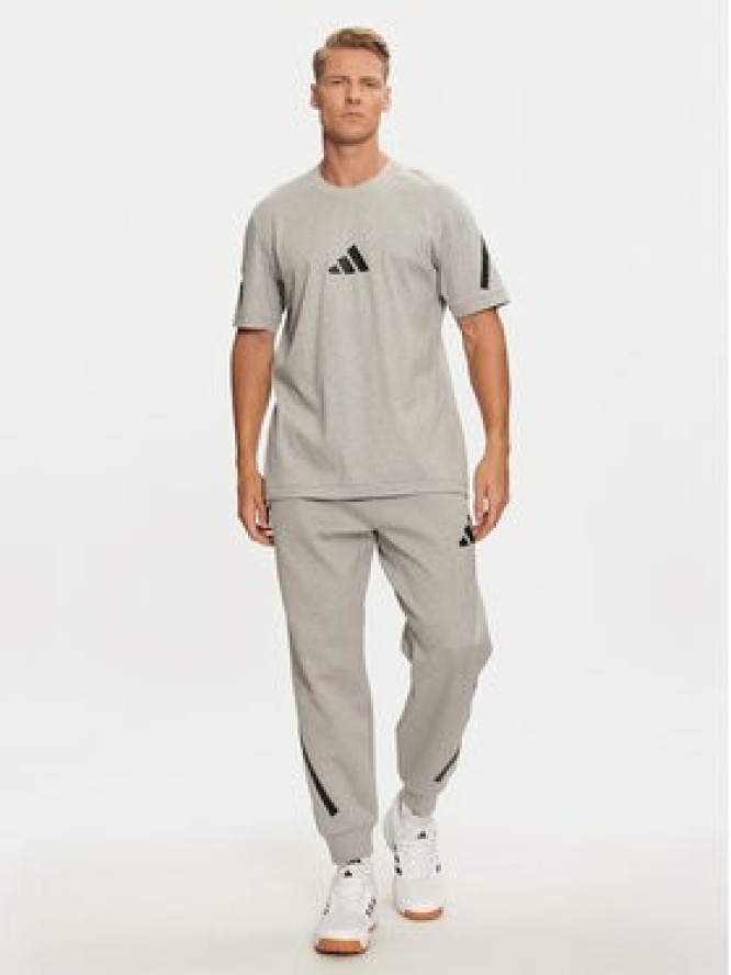 adidas T-Shirt Z.N.E. JF2457 Szary Regular Fit