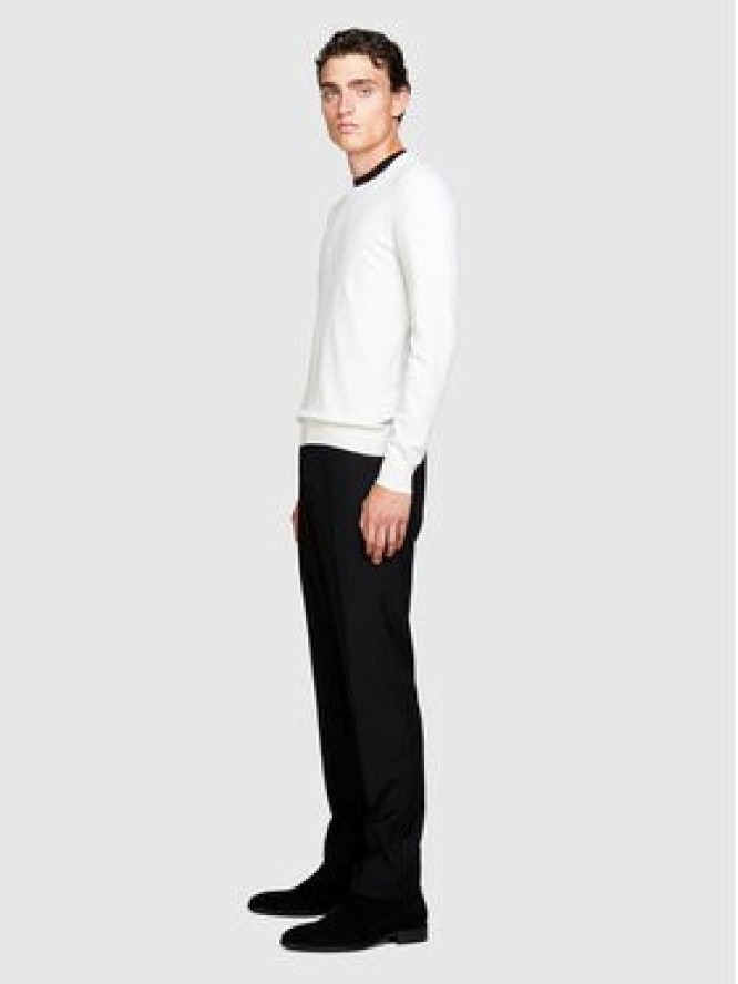 Sisley Sweter 10F2S1C78 Beżowy Slim Fit